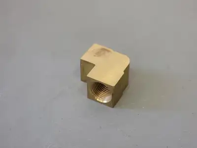 1/2" x 1/2" 90 Deg Female Elbow Brass 46173 (Box of 5)