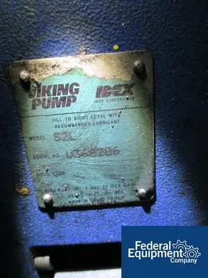 USED Viking Pump 1.5" VIKING ROTARY LOBE PUMP, S/S, 5 HP