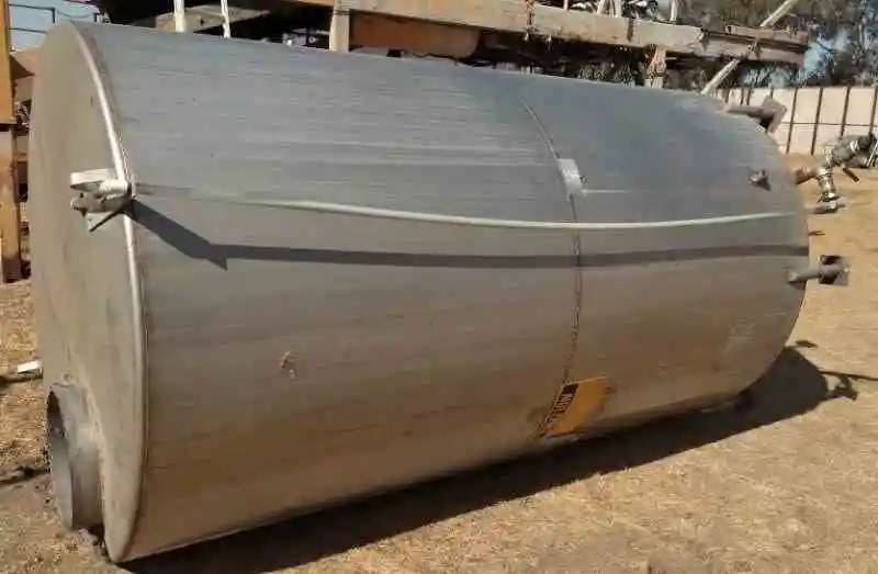 2100 gal commercial sheet metal works stainless steel tank