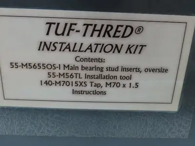 Tuf-thred M56-5.5 Thread Repair Kit Tap Bit M70-1.5 Inserts