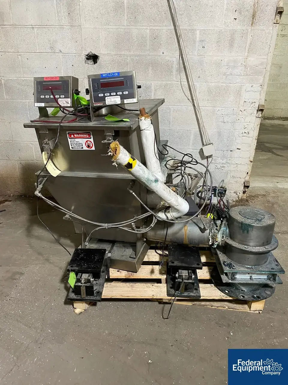 USED Metalfab 2" MetalFab Loss In Weight Feeder, Model BWP2-KE00, S/S