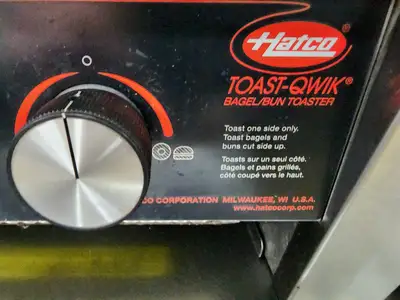 Used Hatco Used Hatco TQ-20BA Conveyor Bagel and Bun Toaster Toasts on One Side Only 208V Restaurant Small Appliances Illinois US | Falcon Restaurant Supply #1376857