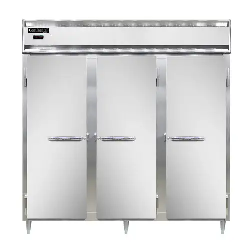 Continental DL3W-SA-PT Full Height Insulated Mobile Heated Cabinet W/ (57) Pan Capacity, 208-230v/1ph