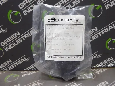 C3 Controls PDNA230 Neutral Pole Module 32 Amps For Panel / Base Switches New