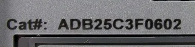 USED GENERAL ELECTRIC ADB25C3F0602 MICROVERSATRIP PLUS UNIT 600A-600A