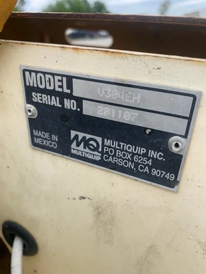 Used 2008 MULTIQUIP V304EH Single Drum Rollers California US | Western Trencher & Equipment, Inc. #1497901