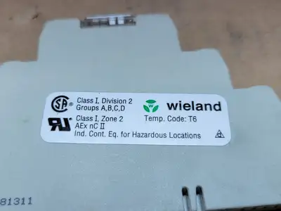 Used WIELAND 80.010.4000.0 Misc Electrical & Power Parts British Columbia CA | Lenmark #1439821