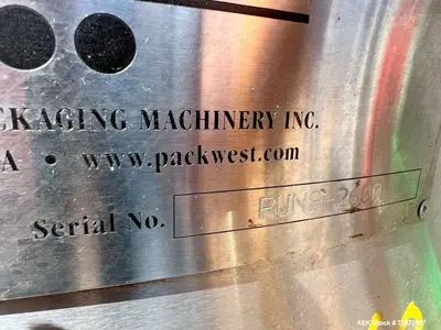 Used PackWest 48" Stainless Steel Unscrambling Table – Guide Rails & Drive