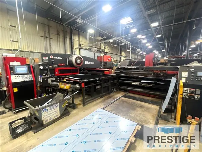 Used 2012 AMADA EM2510NT Turret Punches New York US | Prestige Equipment #1319604