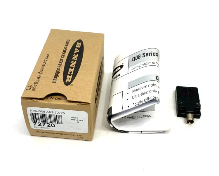 Used BANNER ENGINEERING LOW-PROFILE DIFFUSE-MODE INFRARED SENSOR Sensors | Maverick Industrial Sales #1107517