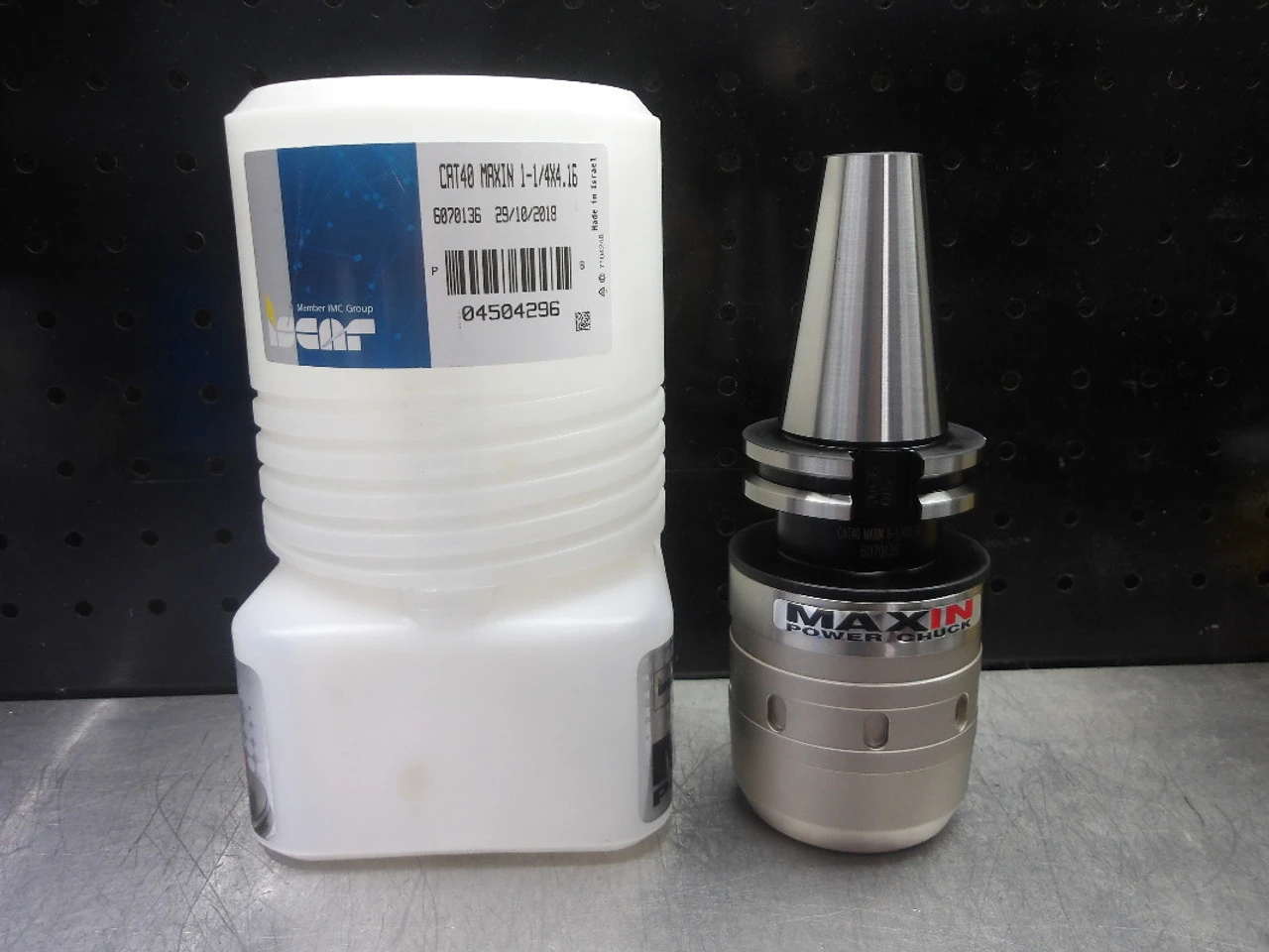 Iscar CAT40 1.25" Power Milling Chuck 4.16" Pro CAT40 MAXIN 1-1/4x4.16 (LOC2298A)