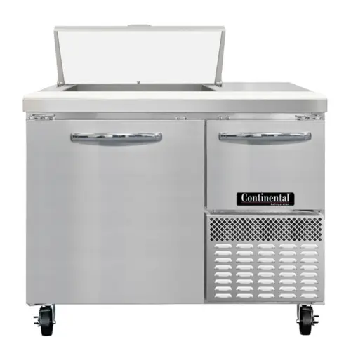 Continental RA43SN6 43" Sandwich/salad Prep Table W/ Refrigerated Base, 115v