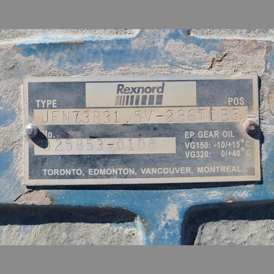 USED REXNORD JFN73B31.5V-286TC
