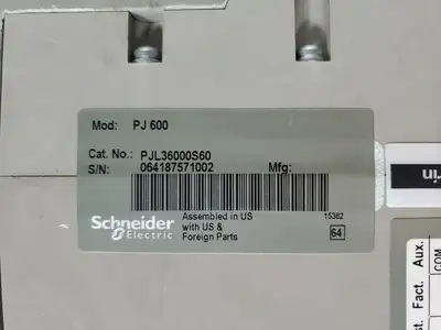 Used Square D PJL36000S60 Circuit Breakers | Palmetto Automation #1149321