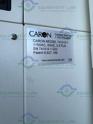 USED CARON 7410-5-1 CO2 DUAL STACKED LABORATORY INCUBATOR 45°C, 115V