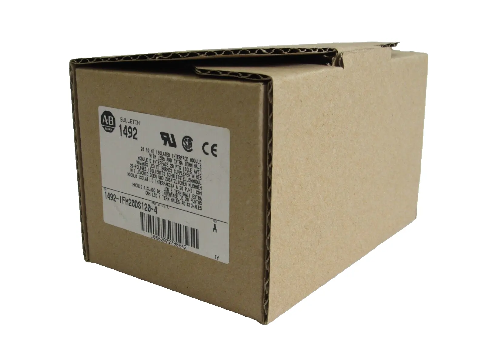 ALLEN BRADLEY 1492-IFM20DS120-4 INTERFACE MODULE 1492IFM20DS1204 NEW, SURPLUS