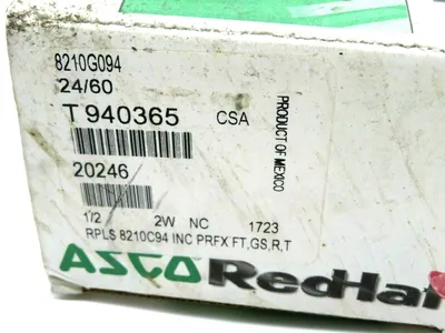 NEW ASCO 8210G094 SOLENOID VALVE T940365