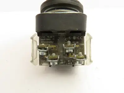 Allen Bradley 800T-QT10W Illuminated Clear Lens Pushbutton 30mm