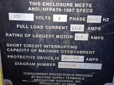 Bridgeport 11" X 58" Vertical Mill