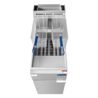 New | in-Stock Atosa New Atosa ATFS-40ES — 40 LB Deep Fryer Natural Gas 102,000 BTU Cookers / Coolers / Fryers Illinois US | Falcon Restaurant Supply #1374941