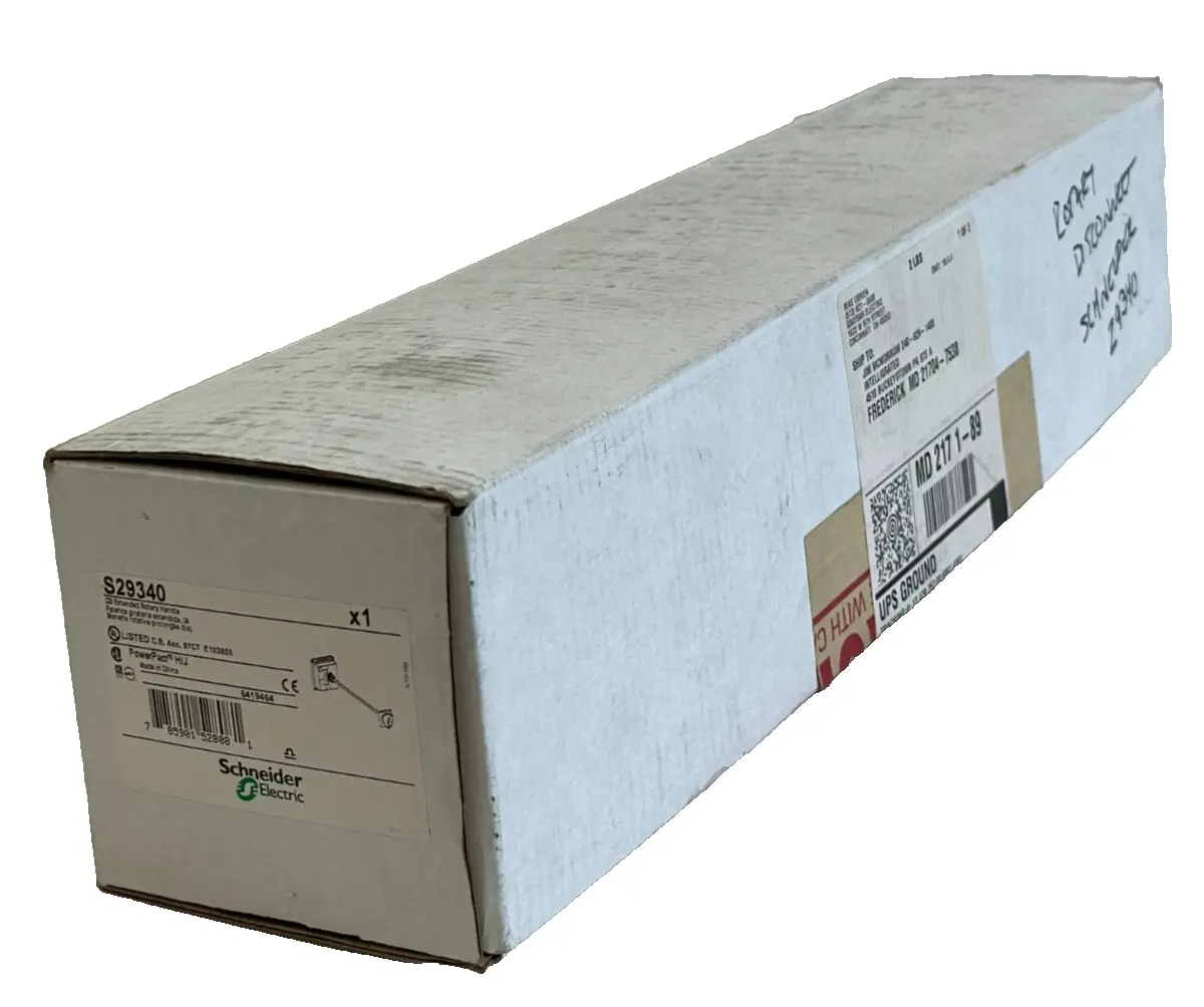 NEW SCHNEIDER ELECTRIC S29340 CB EXTENDED ROTARY HANDLE