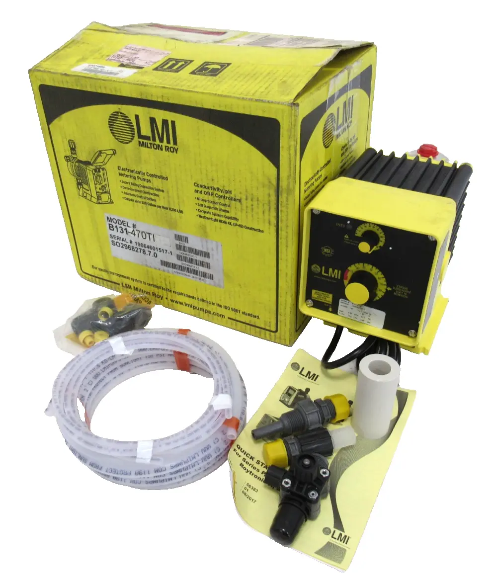 NEW LMI B131-470TI METERING PUMP B131470TI 4.5GPH