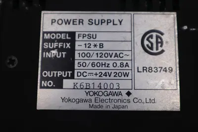 YOKOGAWA FPSU -12*B POWER SUPPLY STOCK #K-2910-A