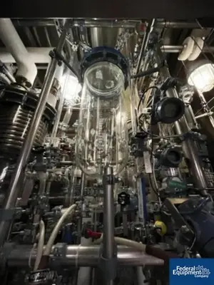 USED BUCHI 107/107 Liter Buchi Kilo Lab Reactor Train System, Glass Lined