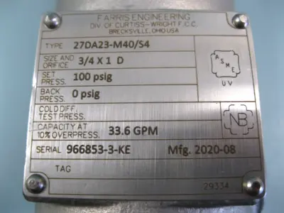 NEW Farris 27DA23-M40/S4