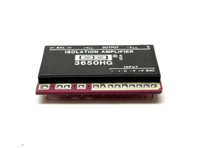 Used Burr-Brown 3650HG Amplifiers Michigan US | Maverick Industrial Sales #1468092