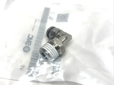 KQG2L07-N02S | SMC  Pneumatic Fitting, Male Elbow SS 1/4" Tube OD 1/4" NPT, SUS - New