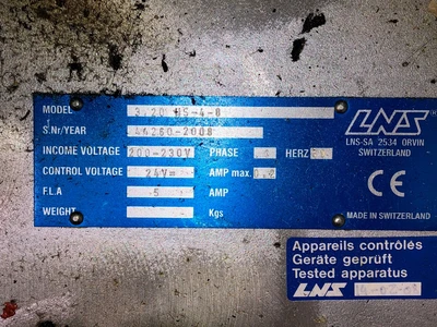 USED 2008 LNS Super Hydrobar 3.20HS-4.8