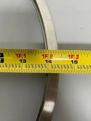 USED CORA HEAVY DUTY STAINLESS STEEL 14" MF CLAMP