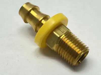 NEW DIXON PUSH-ON HOSE BARB ADAPTER 1/4" NPT X 3/8" HOSE ID LOT OF 9