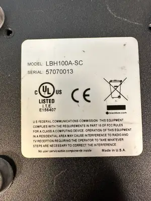 Black Box LBH100A-SC 724-746-5500 10/100 Mbps (4.1.2)