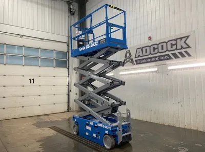 New | in-Stock 2026 GENIE GS-2632 E-DRIVE ELECTRIC SCISSOR LIFT Scissor Lifters Alberta CA | Adcock Equipment #1417998