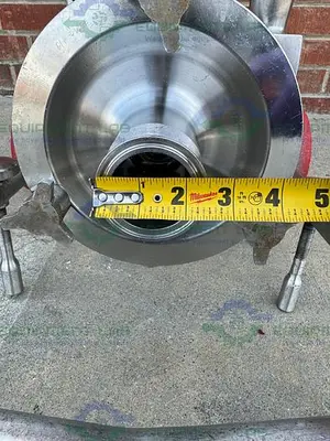 USED FRISTAM FPX731-160 CENTRIFUGAL PUMP W/STAINLESS 1 1/2 HP MOTOR, 480V, CONTROLLER