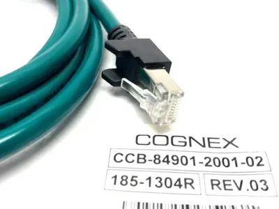 New | in-Stock Cognex In-Sight Ethernet Cable RJ45 to M12 X-Coded Connector Accessories Michigan US | Maverick Industrial Sales #1397788