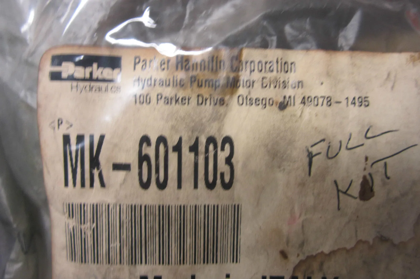 NEW PARKER MK-601103 SEAL KIT MK601103
