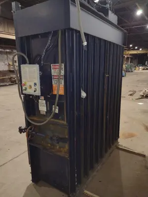 72" X 30" JV MFG CRAM A LOT MODEL #DBR-72-H VERTICAL HYDRAULIC CARDBOARD BALER: STOCK #18053