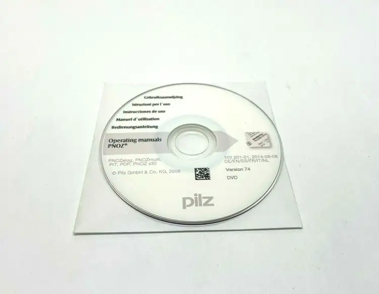 Used Pilz Operating Manuals DVD Manuals Michigan US | Maverick Industrial Sales #1401356