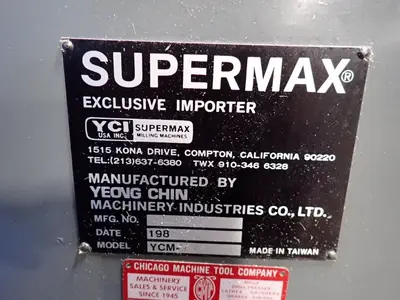 USED 1987 YEONG CHIN MACHINERY INDUSTRIES CO YCM16VS