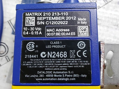 USED DATALOGIC MATRIX 210 213-110