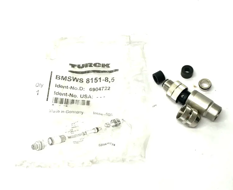 New | in-Stock Turck BMSWS 8151-8,5 Electrical Fittings Michigan US | Maverick Industrial Sales #1395370