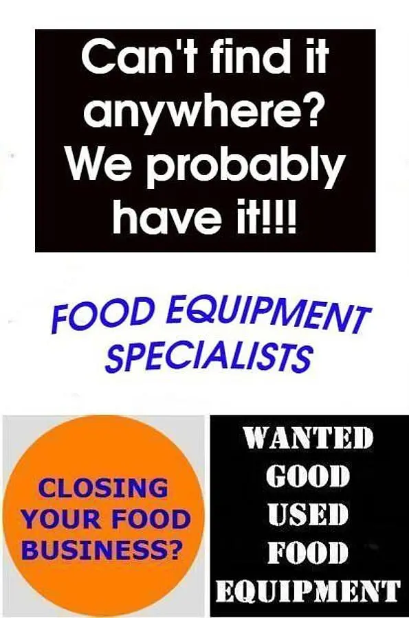 GOOD FOOD EQUIPMENT WANTED - Can't find it anywhere?  - We probably have it!!!!!