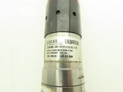 Excel Air Tool T0661075MSP4 Servo Nutrunner Inline Tool 1/2" Chuck 41Nm