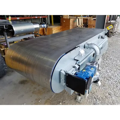 Used Metal Belt Conveyor - 33"w X 84"