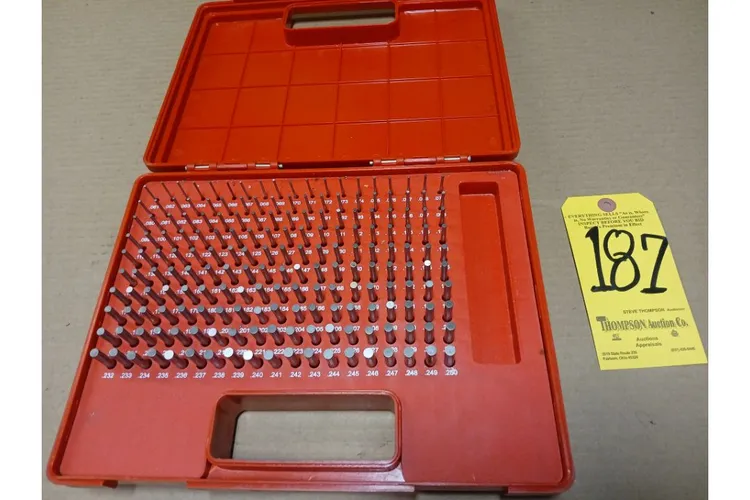 Used _UNKNOWN_ _UNKNOWN_ Pin & Plug Gages Ohio US | Thompson Auctioneers #1547243