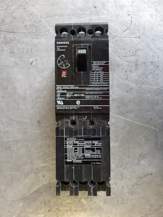New | in-Stock SIEMENS CED63A100 Switchgears British Columbia CA | Lenmark #241883
