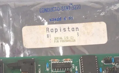 NEW XYZ ELECTRONICS / RAPISTAN F0025-00122A SERIAL I/O BOARD F002500122A